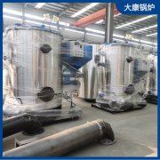 2吨燃气蒸汽发生器太康银晨锅炉蒸馒头用