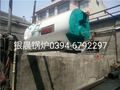 WNS2-1.25-Q型2吨燃气蒸汽锅炉安装现场